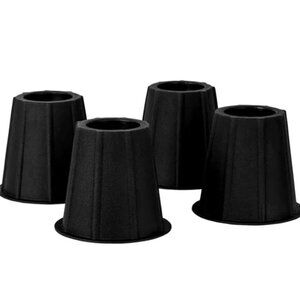 SET OF 4 DuraCasa 5" Heavy Duty Bed Risers, Black, BRAND NEW, NO BOX